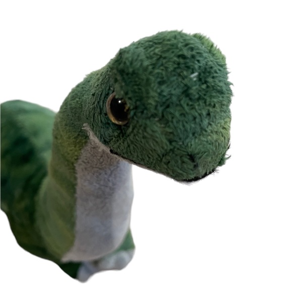 The Petting Zoo Toy BRACHIOSAURUS Dinosaur 14" Stuffed Animal/Plush, Green, GUC - Picture 3 of 9